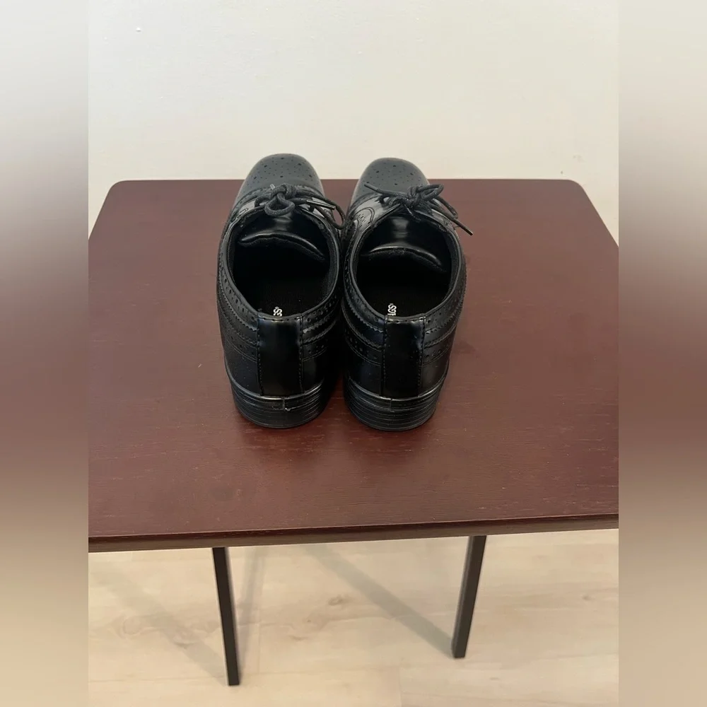 Deer Stags Ace Boys Black Dress Shoes Size 6
